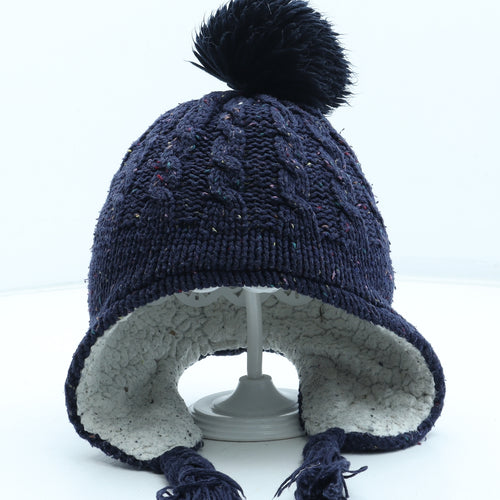 Mothercare Boys Blue Acrylic Winter Hat Size S