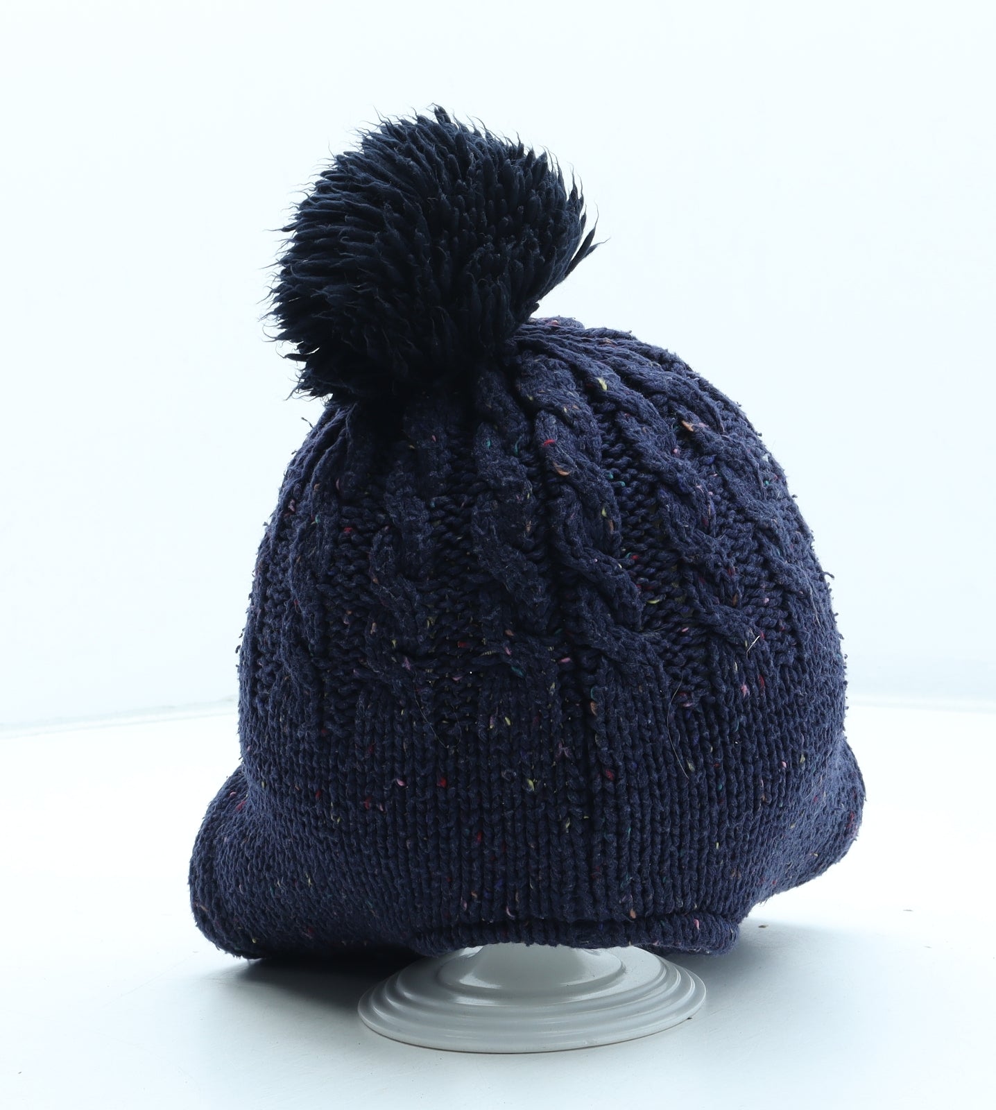 Mothercare Boys Blue Acrylic Winter Hat Size S