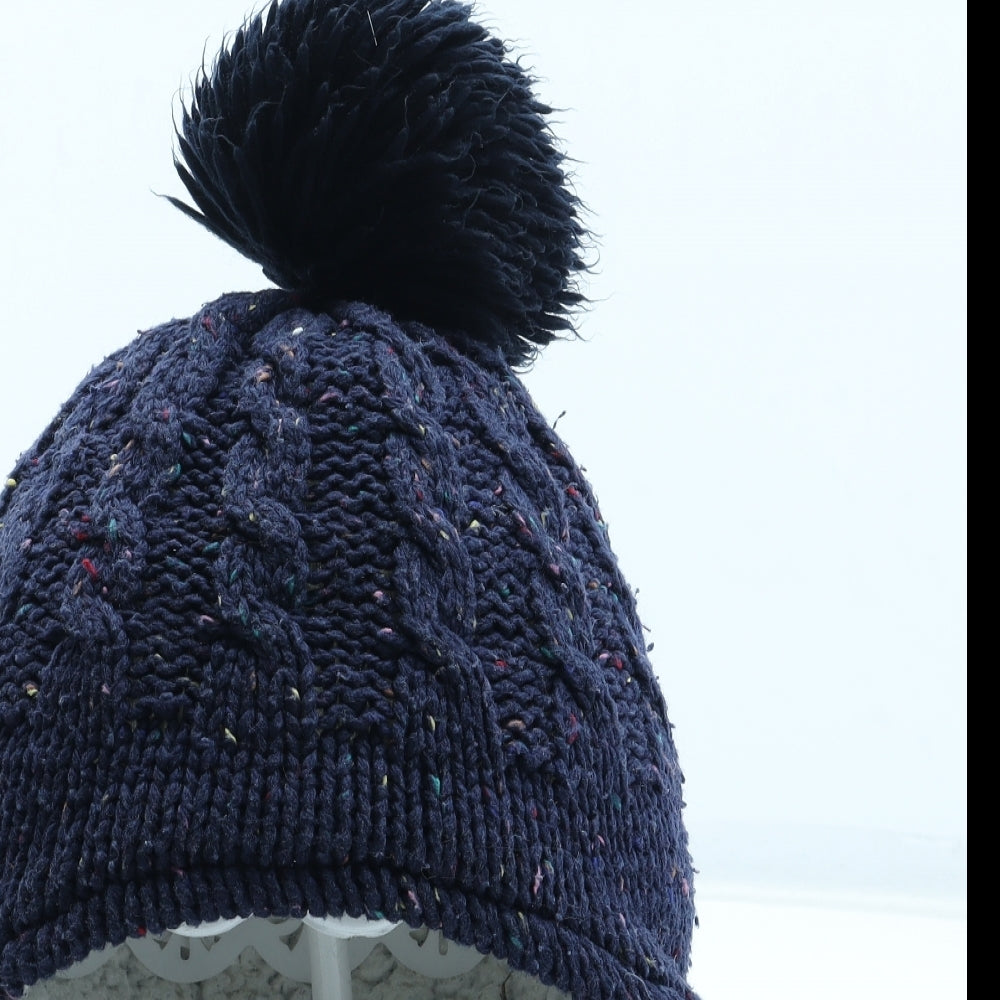 Mothercare Boys Blue Acrylic Winter Hat Size S