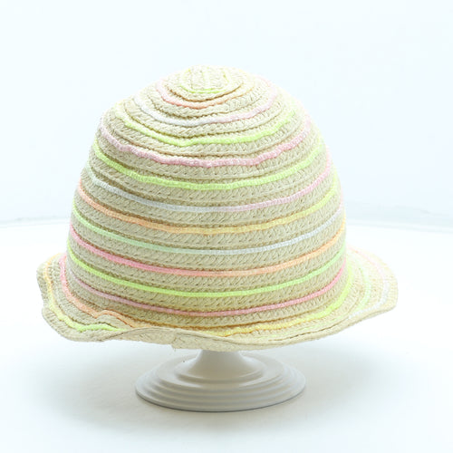 F&F Girls Multicoloured Paper Sun Hat Size S