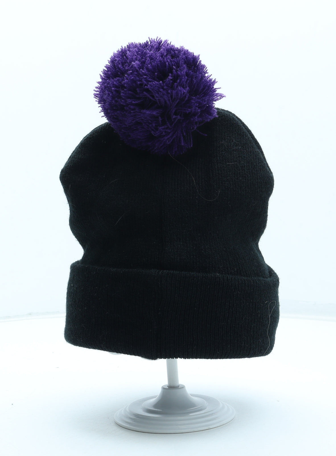 YRA Mens Black Acrylic Winter Hat One Size - England Rugby