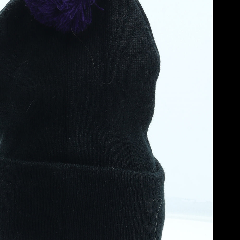YRA Mens Black Acrylic Winter Hat One Size - England Rugby