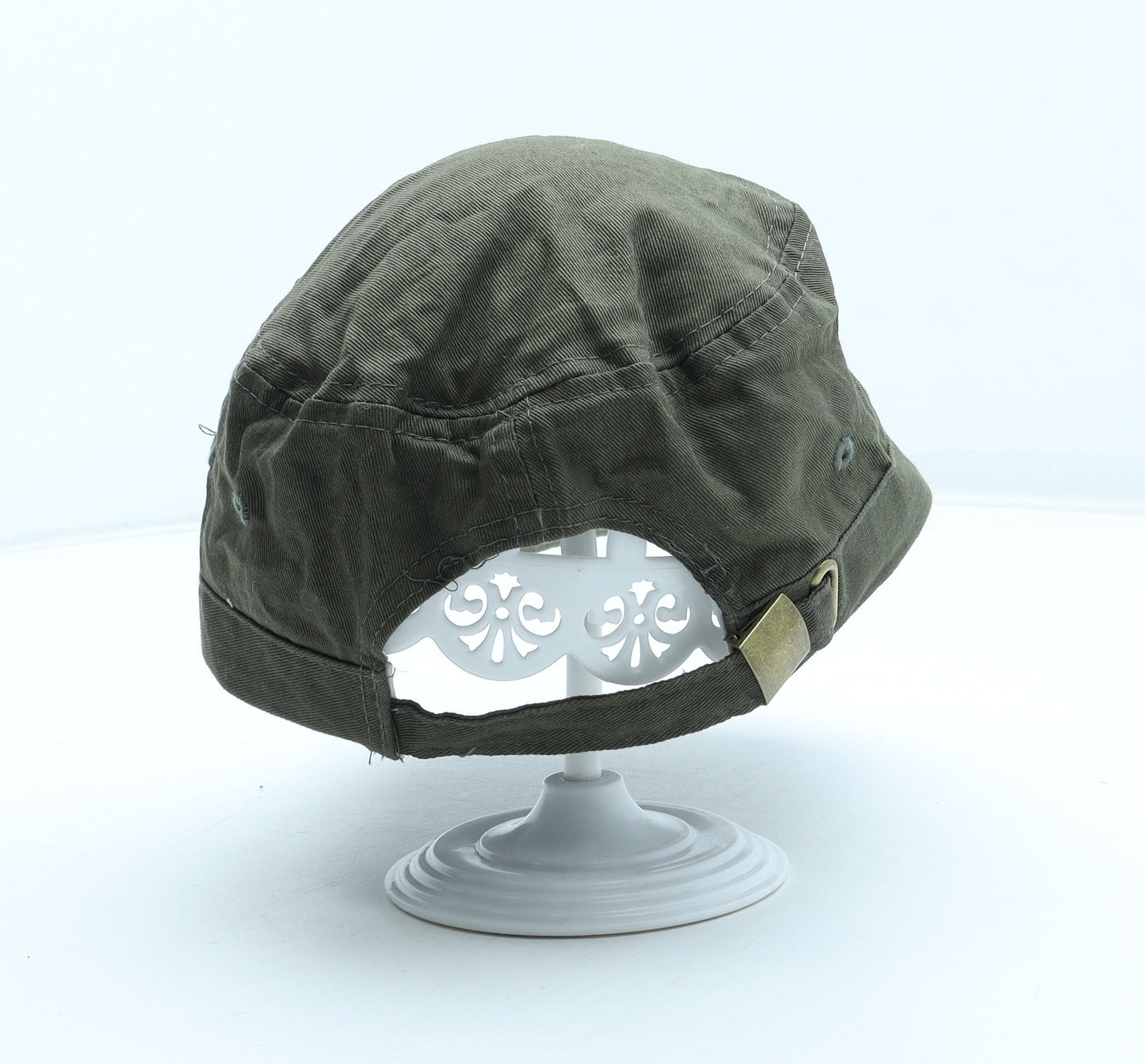 Preworn Mens Green Polyester Snapback Size Adjustable