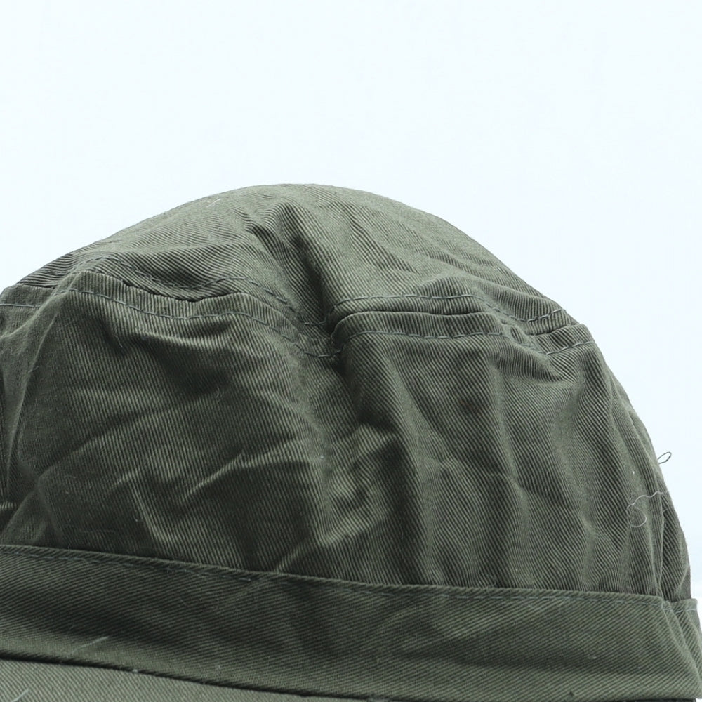 Preworn Mens Green Polyester Snapback Size Adjustable