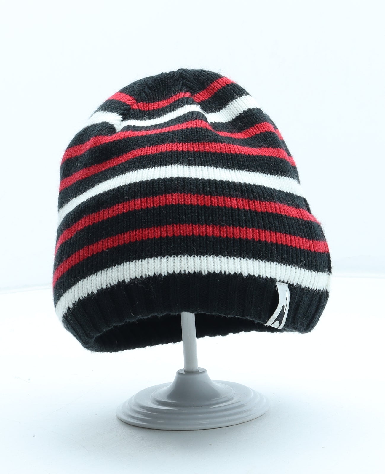 Crane Mens Multicoloured Striped Acrylic Beanie One Size