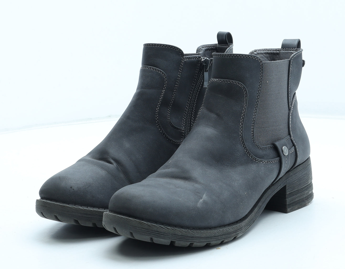 Shuropody Womens Grey Polyurethane Chelsea Boot UK
