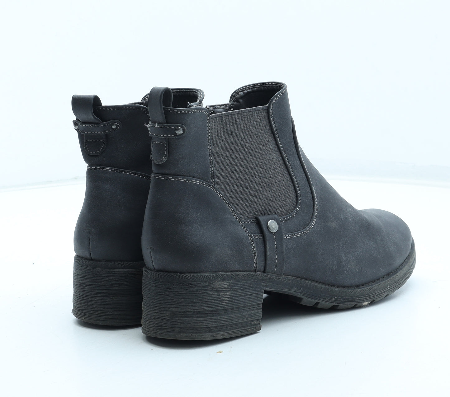 Shuropody Womens Grey Polyurethane Chelsea Boot UK