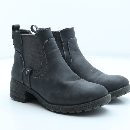 Shuropody Womens Grey Polyurethane Chelsea Boot UK