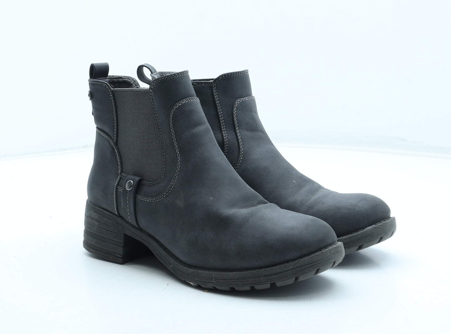 Shuropody Womens Grey Polyurethane Chelsea Boot UK