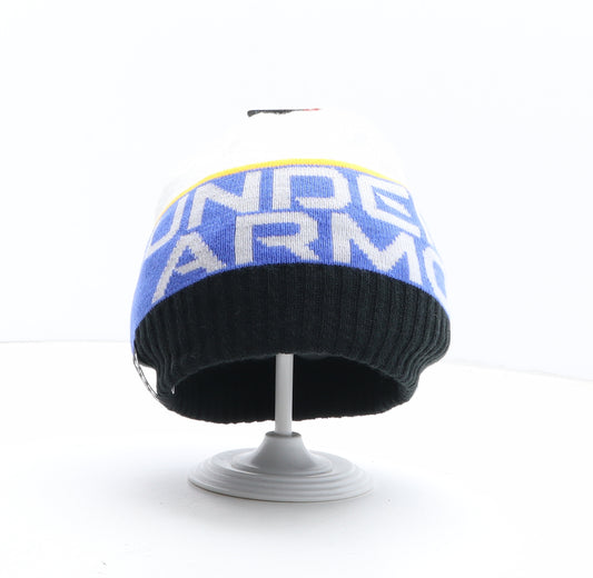 Under armour Boys Multicoloured Colourblock Acrylic Beanie One Size