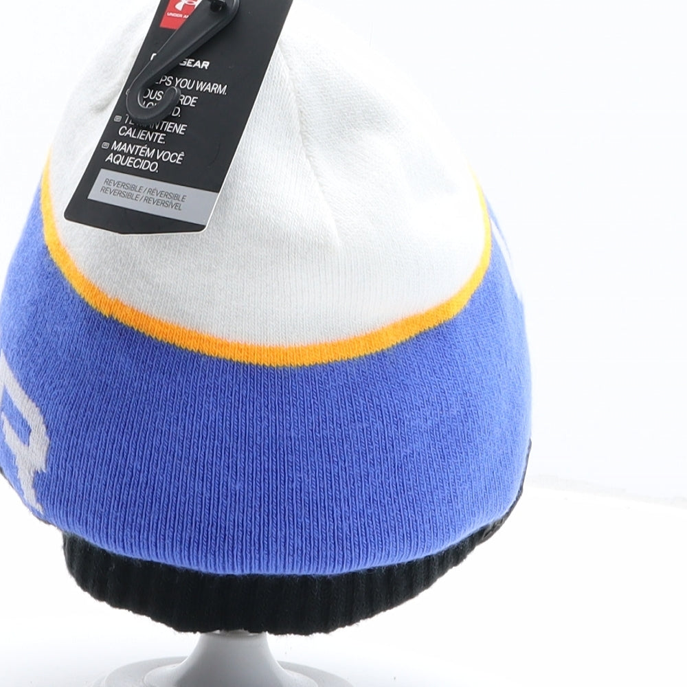 Under armour Boys Multicoloured Colourblock Acrylic Beanie One Size