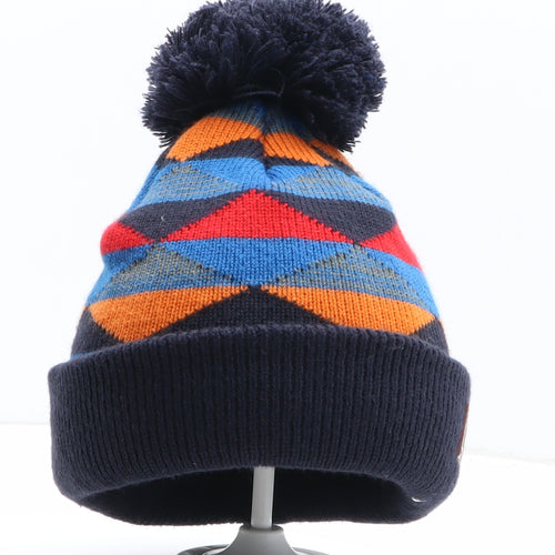 Wed'ze Mens Multicoloured Argyle/Diamond Acrylic Winter Hat One Size