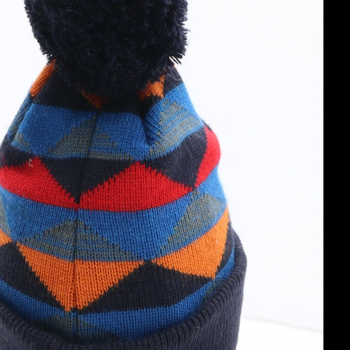 Wed'ze Mens Multicoloured Argyle/Diamond Acrylic Winter Hat One Size