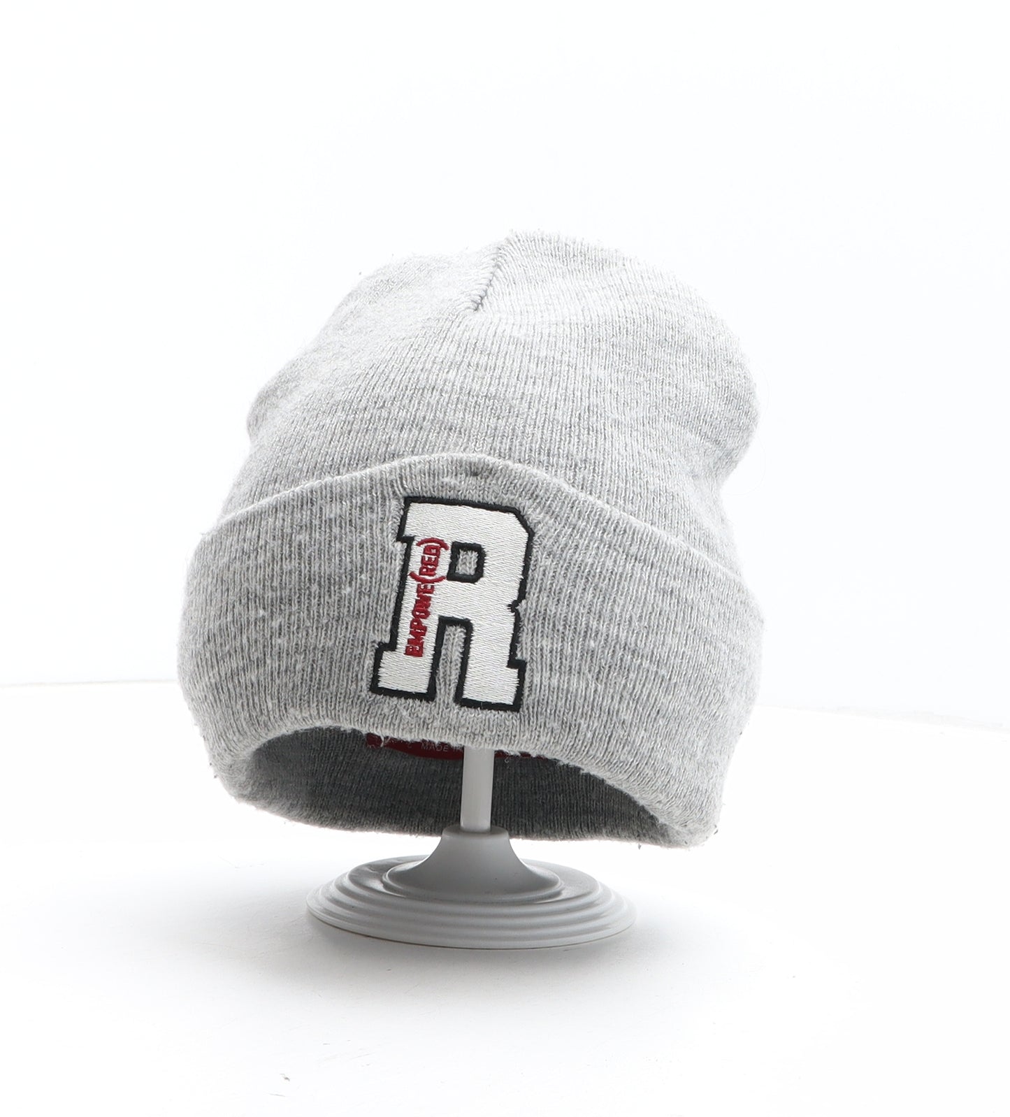 Primark Womens Grey Acrylic Beanie One Size