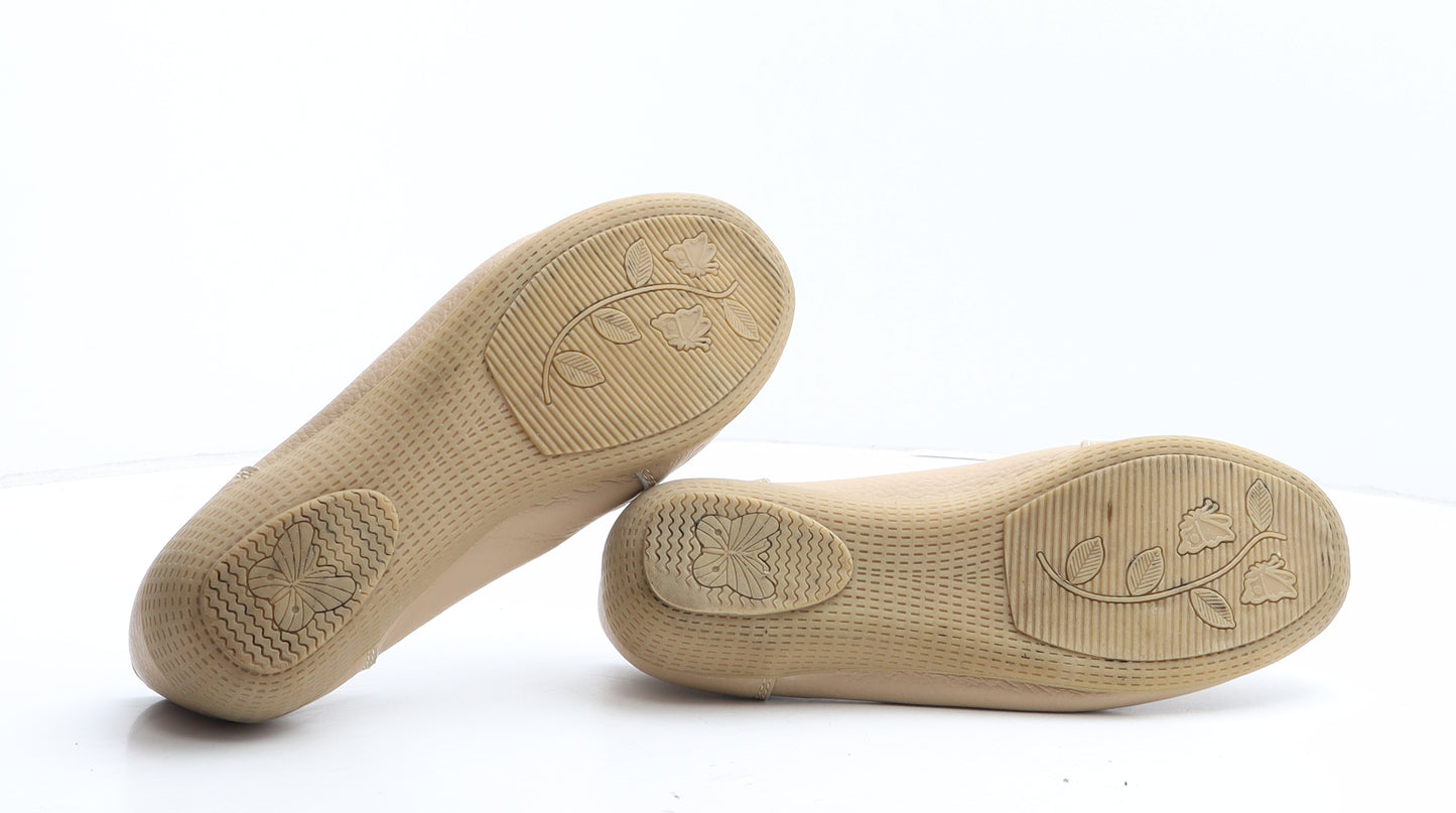 Jo & Joe Womens Beige Synthetic Loafer Casual UK