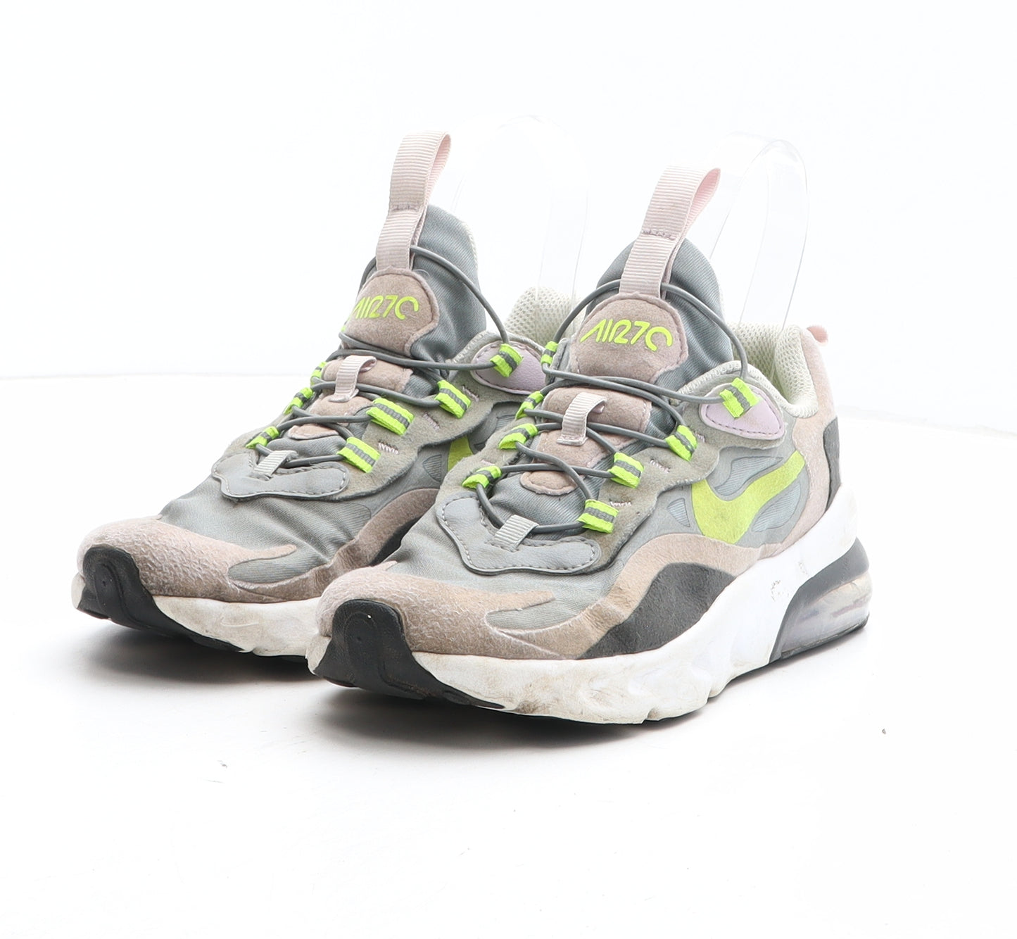 Nike Girls Multicoloured Synthetic Trainer UK 2.5 - Nike Air 270