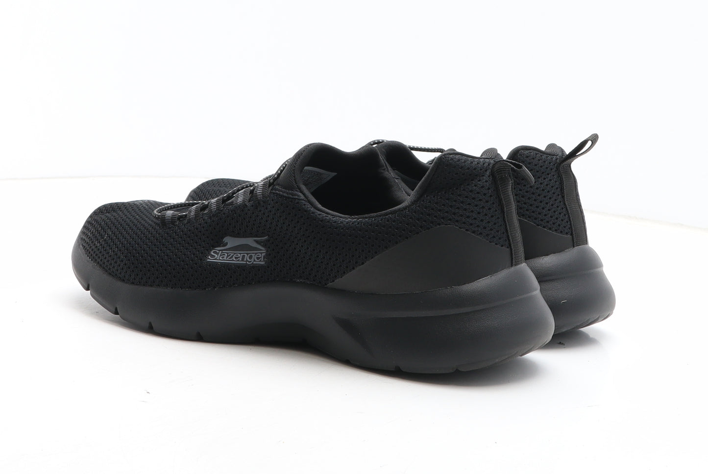Slazenger Mens Black Synthetic Trainer UK 8