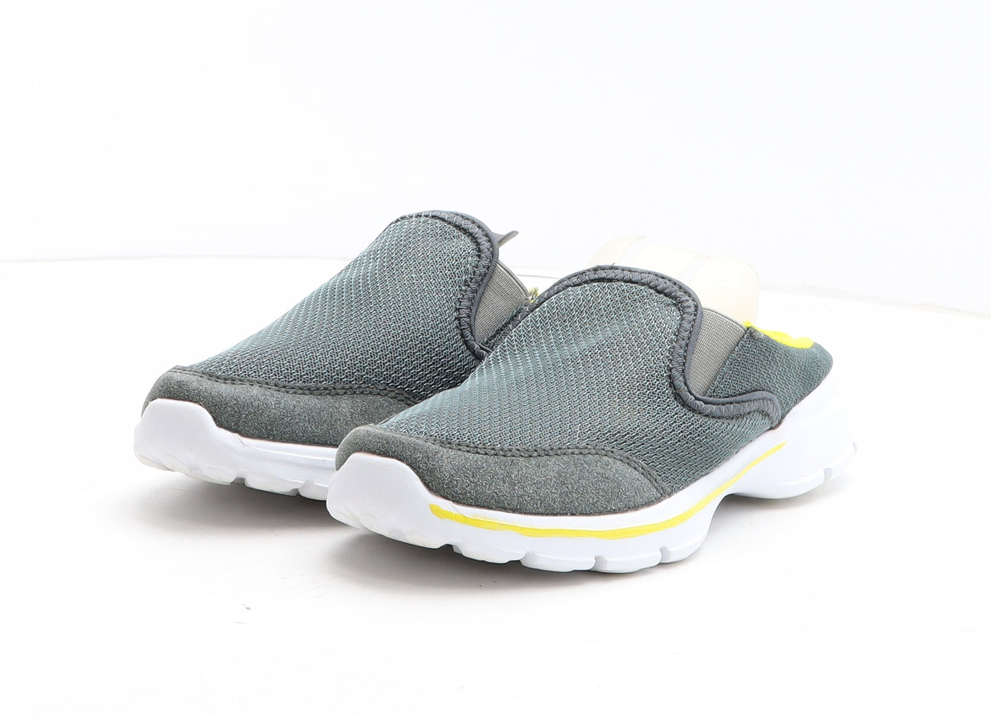 Preworn Womens Green Fabric Trainer Casual UK - UK Size Estimated 4