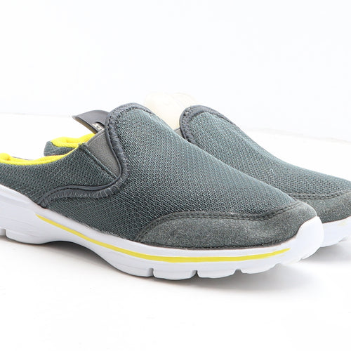 Preworn Womens Green Fabric Trainer Casual UK - UK Size Estimated 4