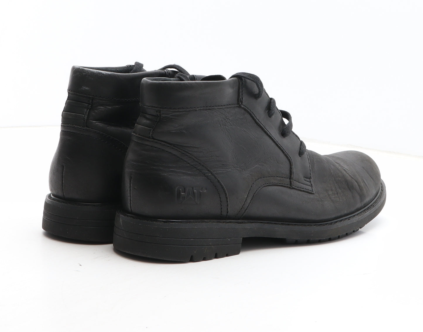 CAT Mens Black Synthetic Bootie Boot UK 7