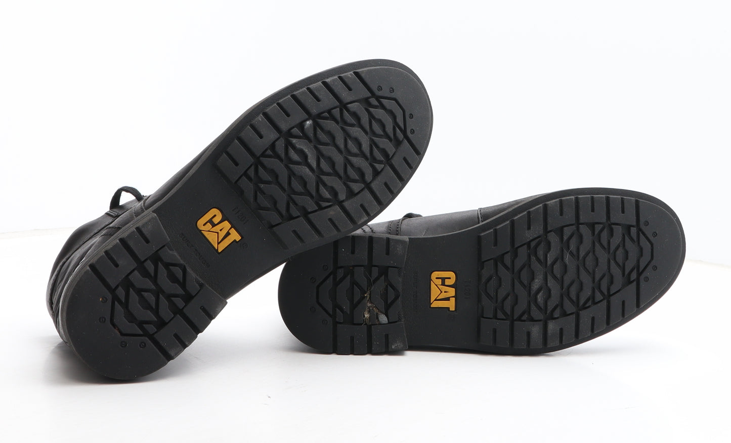 CAT Mens Black Synthetic Bootie Boot UK 7