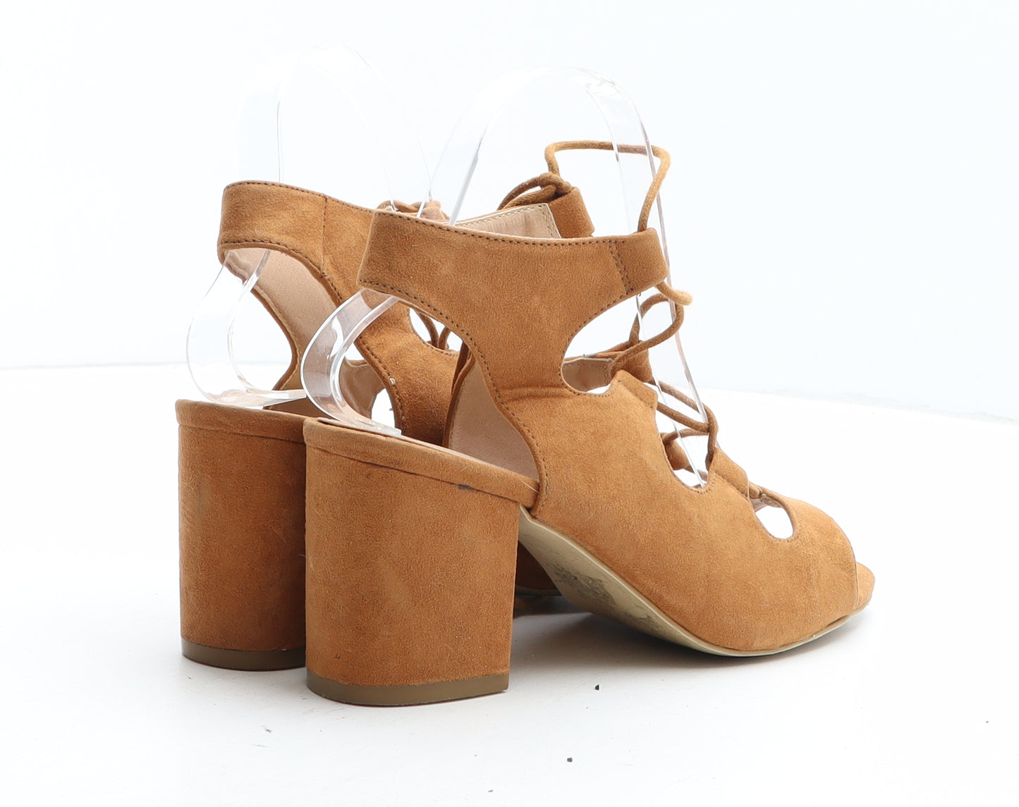 Atmosphere Womens Brown Synthetic Slingback Heel UK