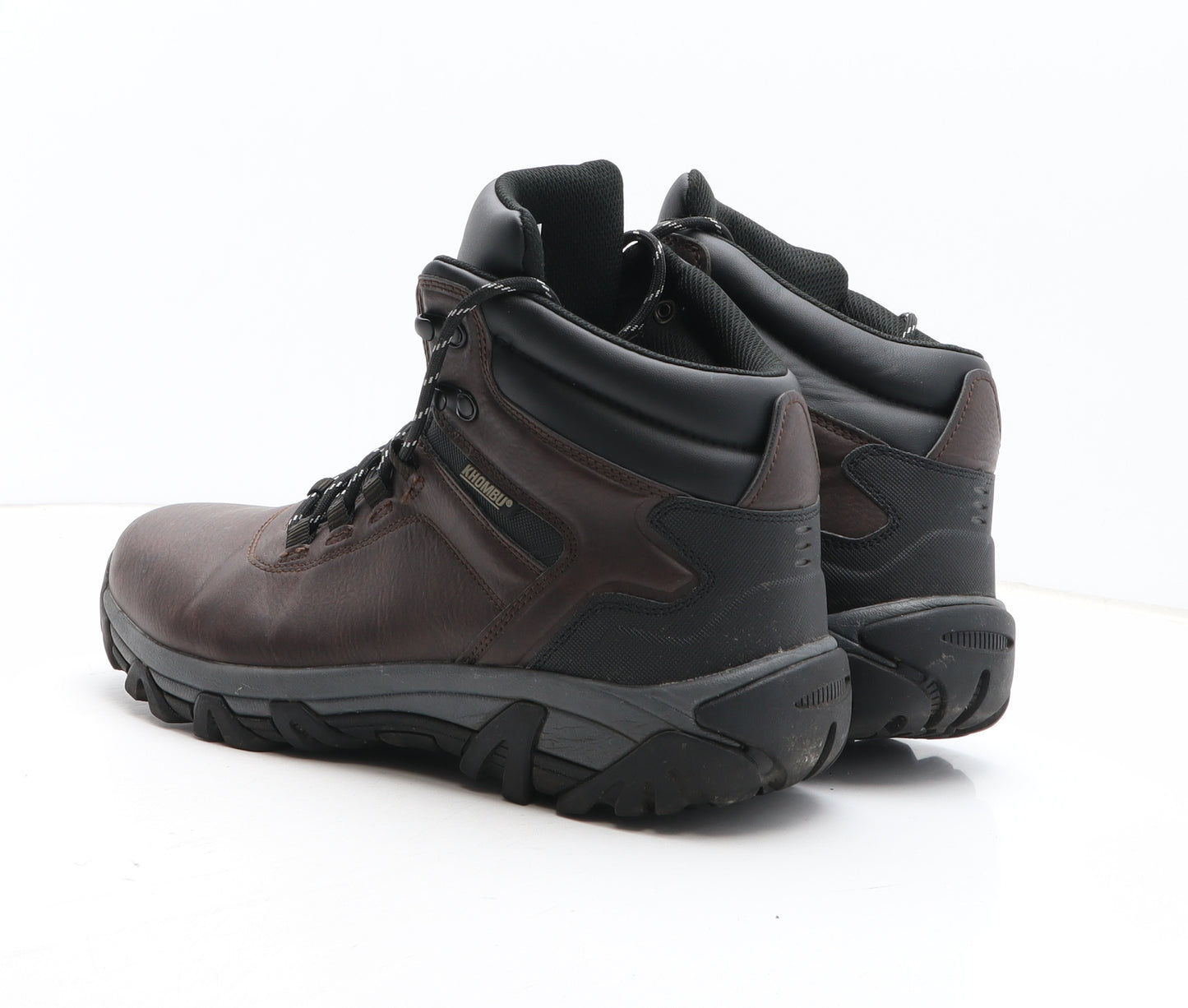Khobmbu Mens Brown Synthetic Combat Boot UK 9