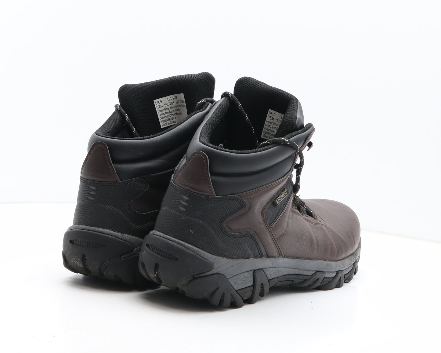 Khobmbu Mens Brown Synthetic Combat Boot UK 9