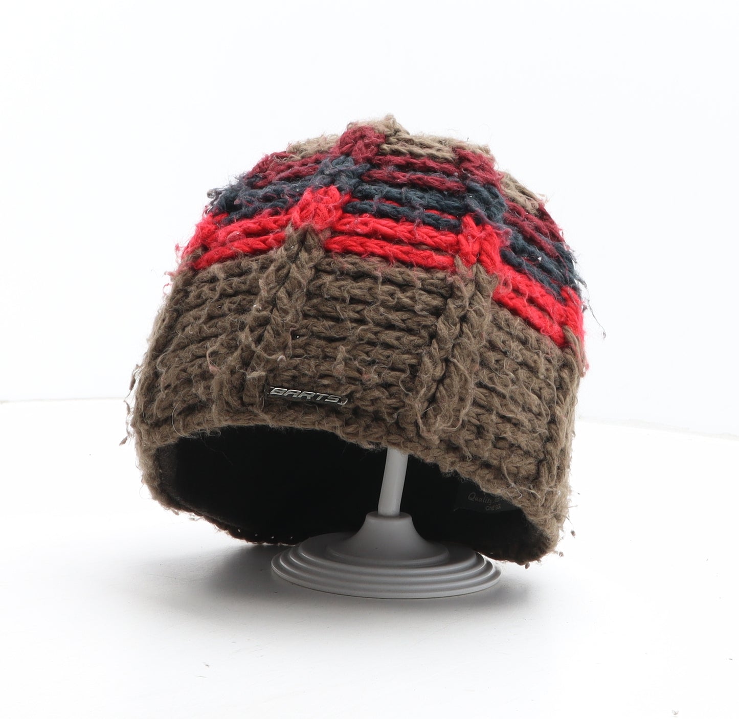Barts Mens Brown Acrylic Beanie One Size