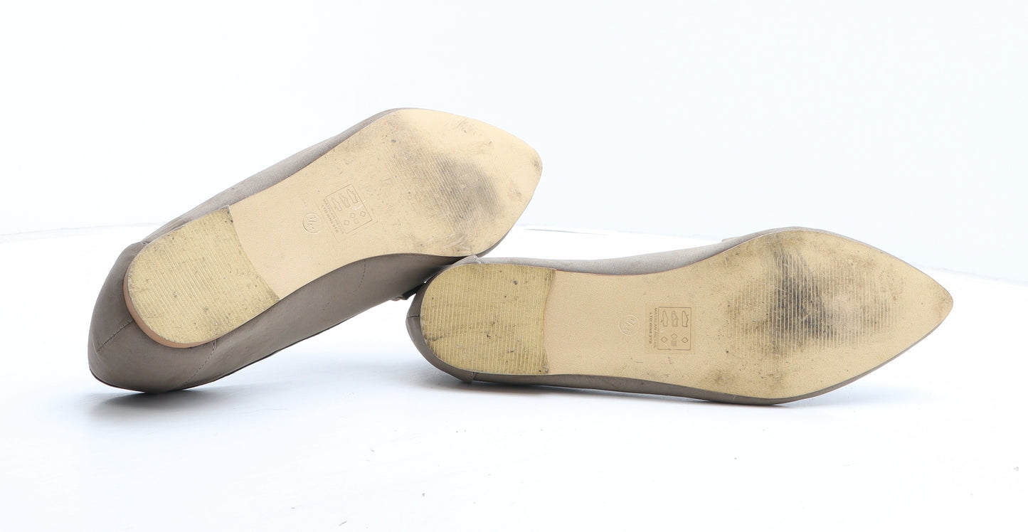 Papaya Womens Brown Synthetic Loafer Flat UK