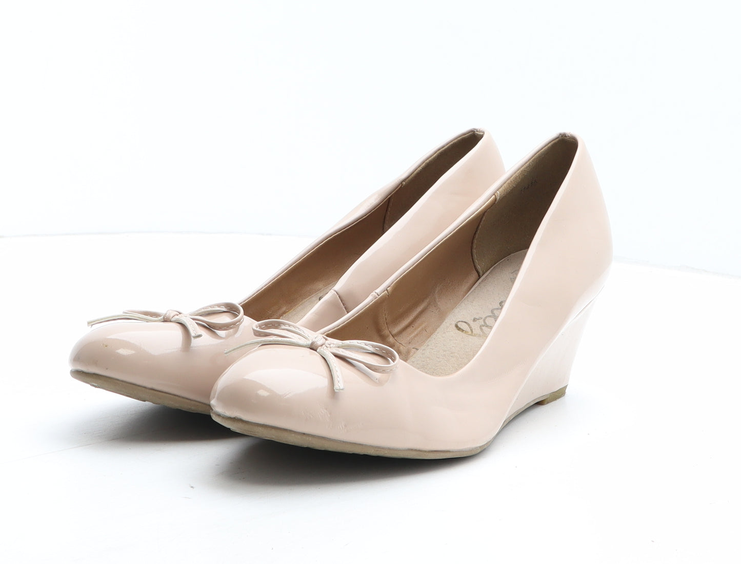 Lilley Womens Pink Synthetic Court Heel UK