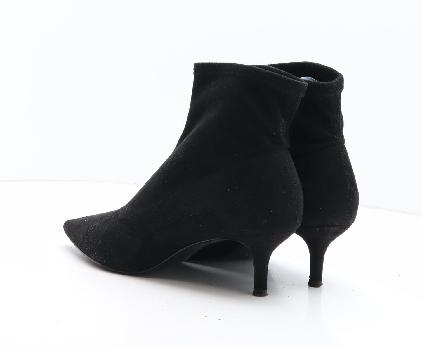 NEXT Womens Black Fabric Sock Boot UK