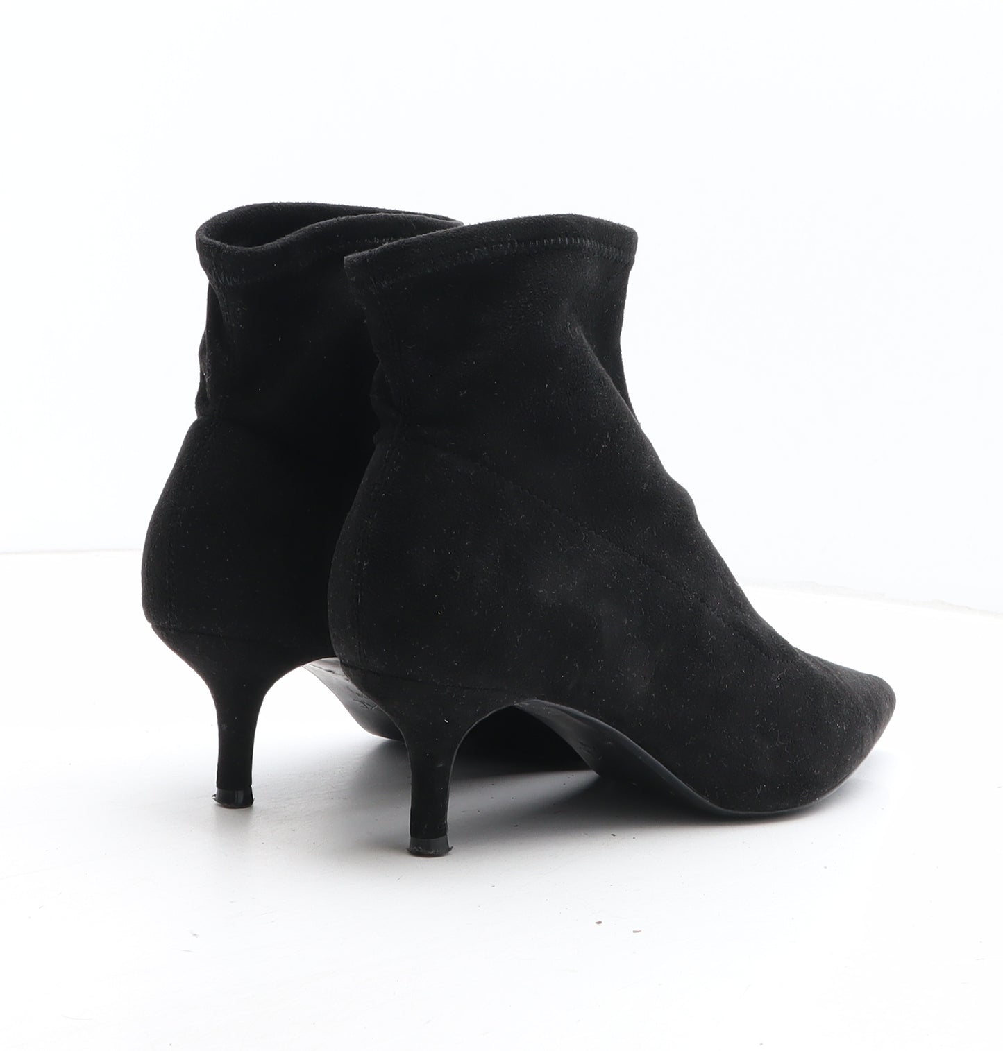 NEXT Womens Black Fabric Sock Boot UK