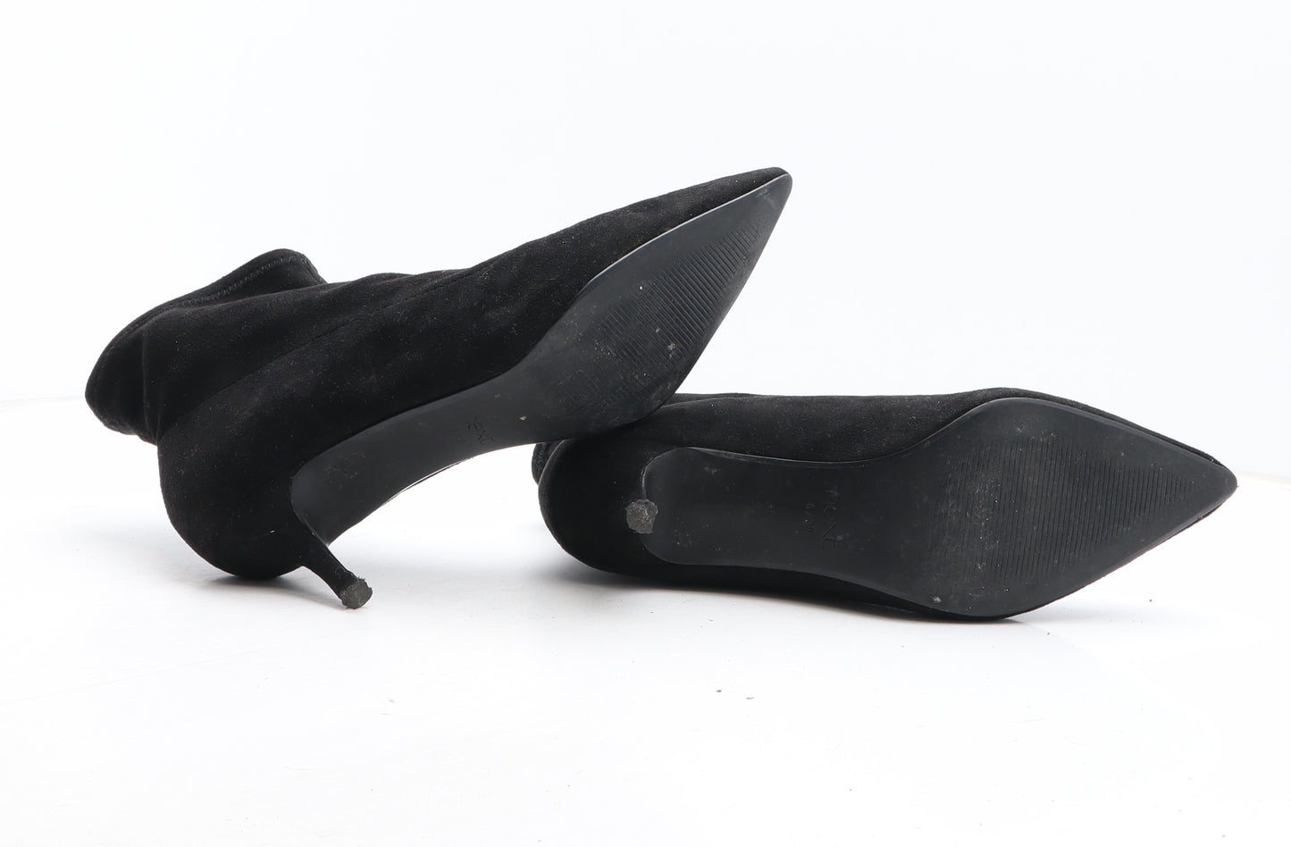 NEXT Womens Black Fabric Sock Boot UK