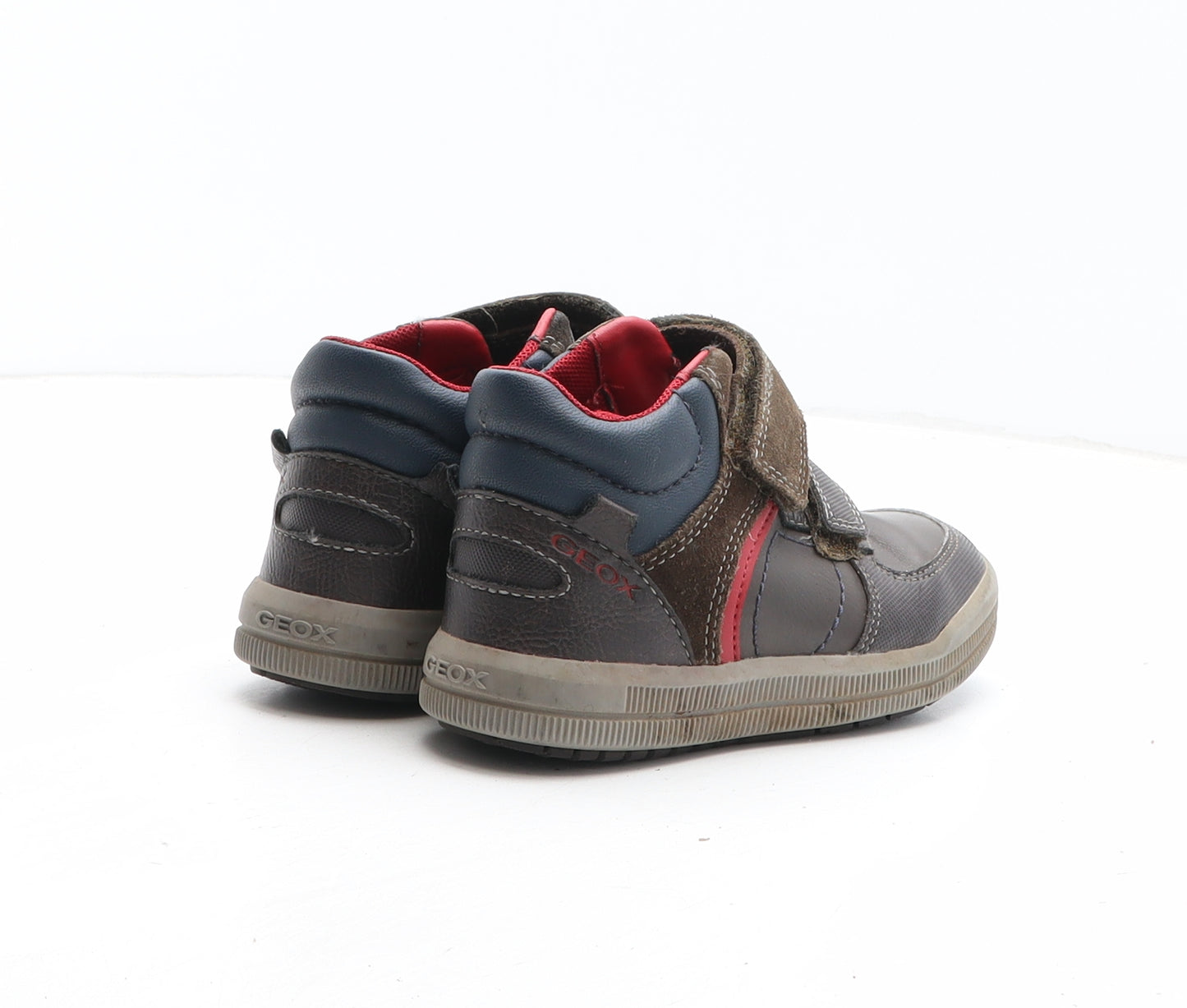 Geox Boys Brown Synthetic Trainer UK 9