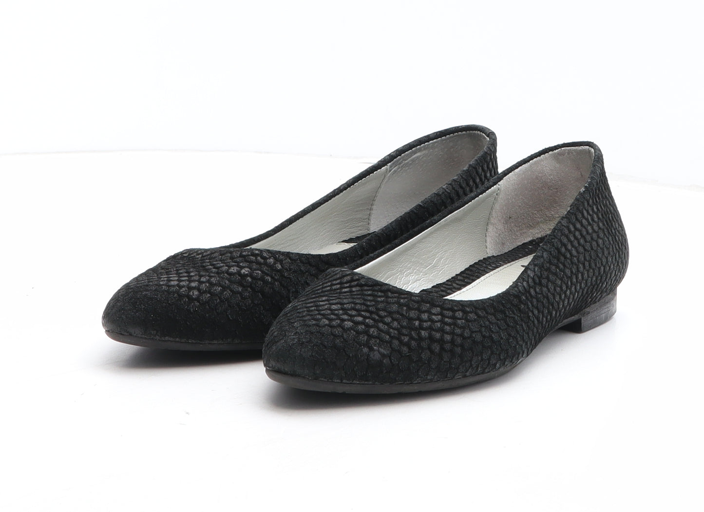 Celalu Womens Black Synthetic Slip On Flat UK - UK Size Estimated 6