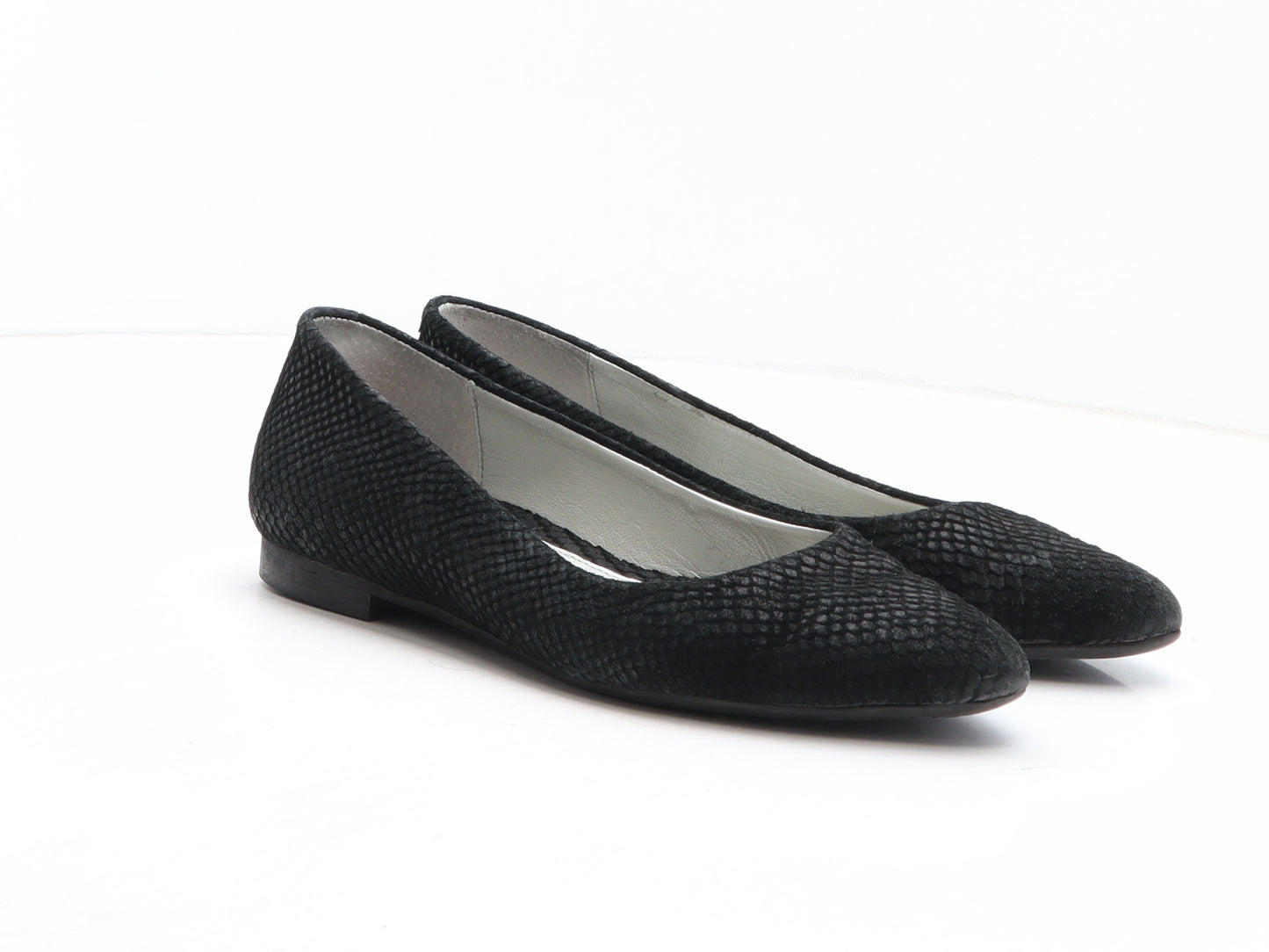 Celalu Womens Black Synthetic Slip On Flat UK - UK Size Estimated 6