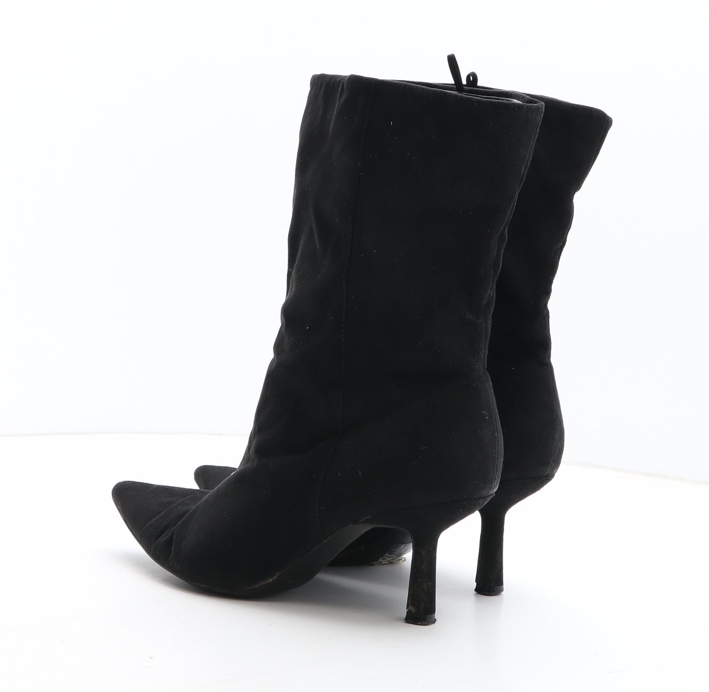 H&M Womens Black Fabric Sock Boot UK - UK Size Estimated 5