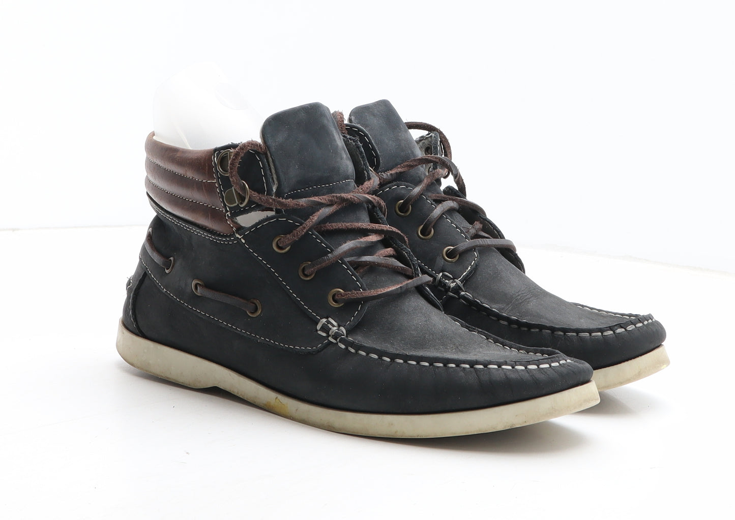 River Island Mens Blue Synthetic Bootie Boot UK 7