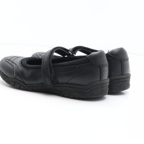 NEXT Girls Black Synthetic Mary Jane Casual UK 2