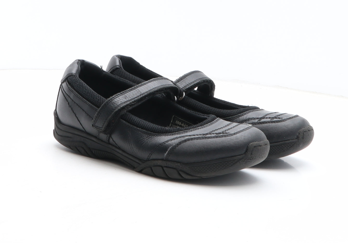 NEXT Girls Black Synthetic Mary Jane Casual UK 2