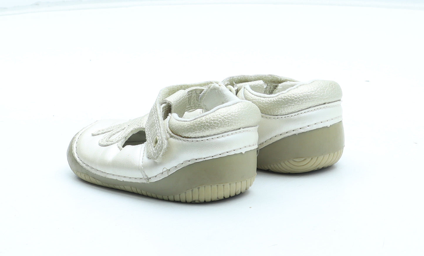 Mothercare Girls Gold Polyester Trainer Casual UK 2 34