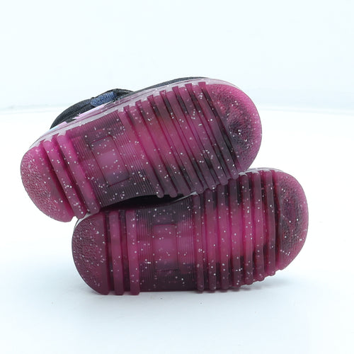 George Girls Blue Leather Trainer UK 4 20 - Peppa Pig