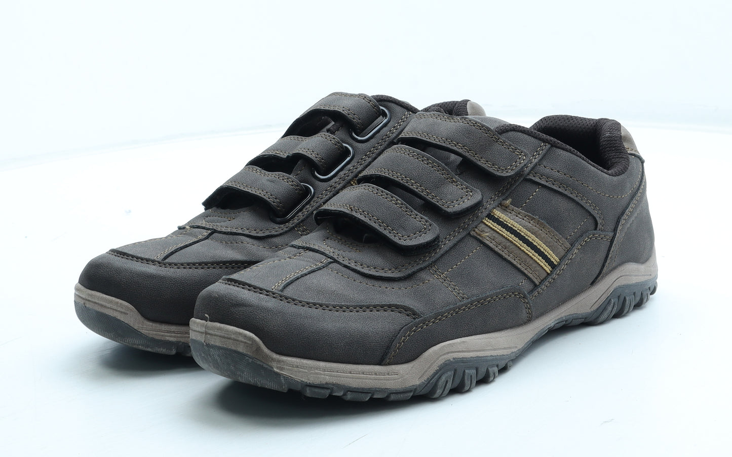 Beckett Mens Brown Polyurethane Trainer UK 9 43