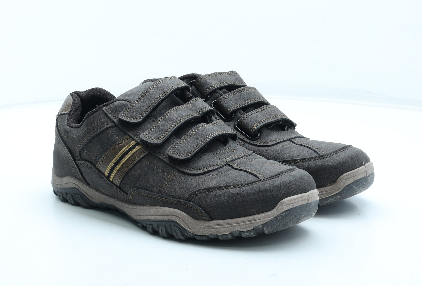 Beckett Mens Brown Polyurethane Trainer UK 9 43