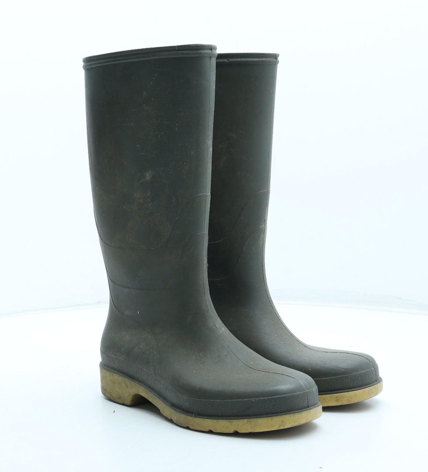 Dunlop Womens Green Rubber Wellies Boot UK