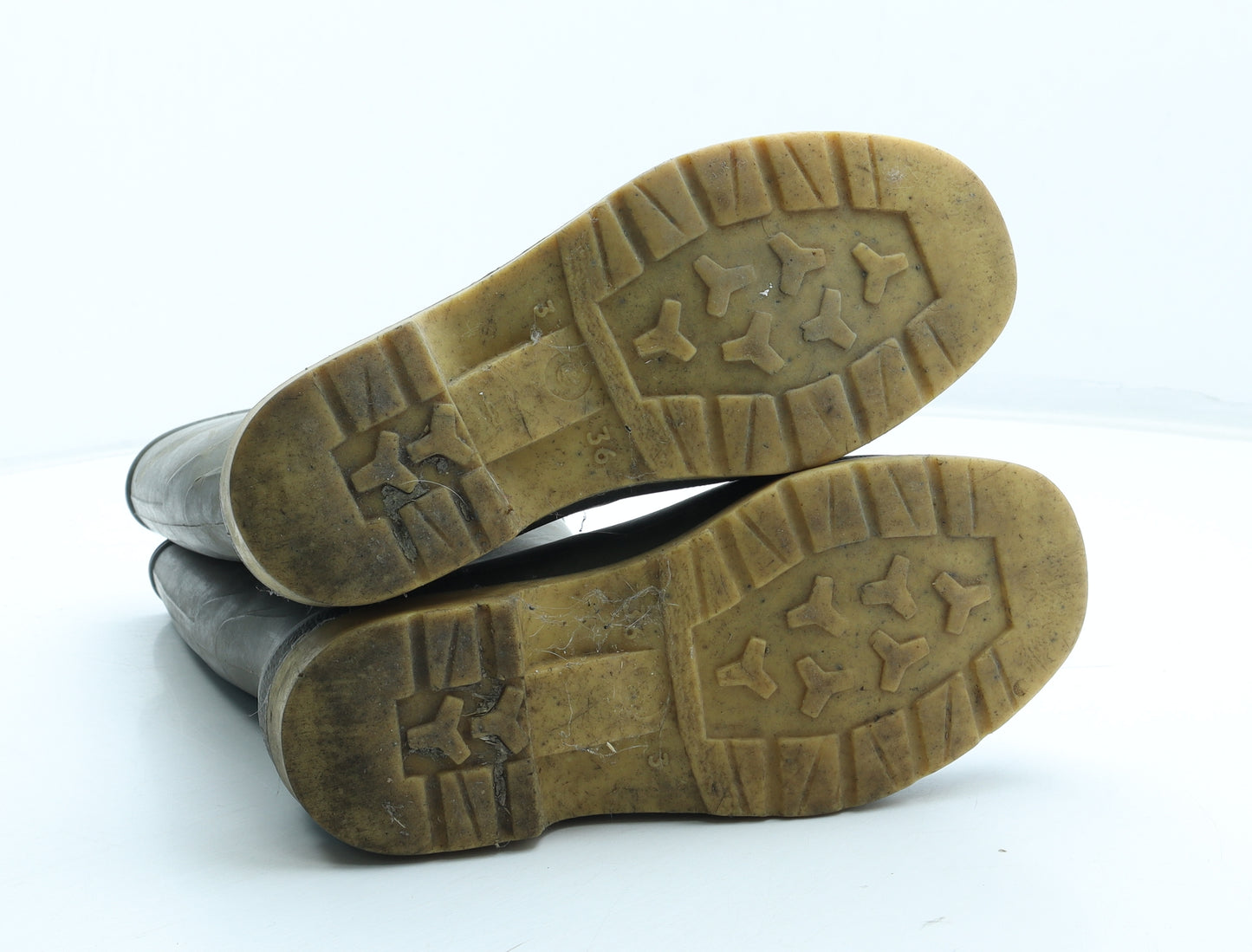 Dunlop Womens Green Rubber Wellies Boot UK