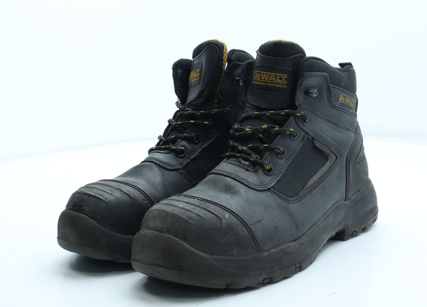 DEWALT Mens Black Leather Combat Boot UK 10 44