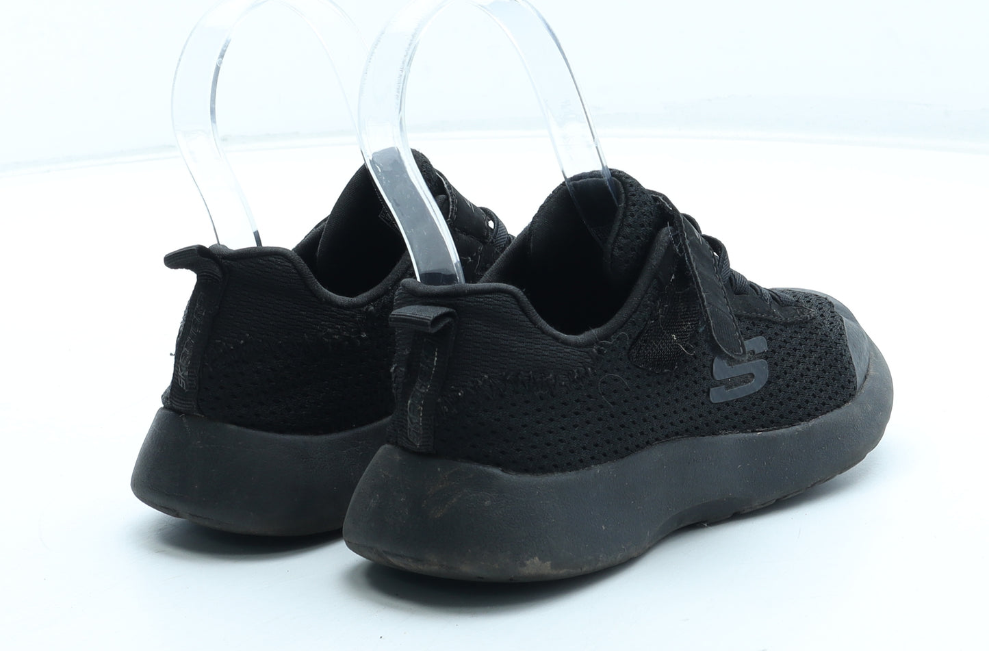 Skechers Boys Black Polyester Trainer UK 11.5 29