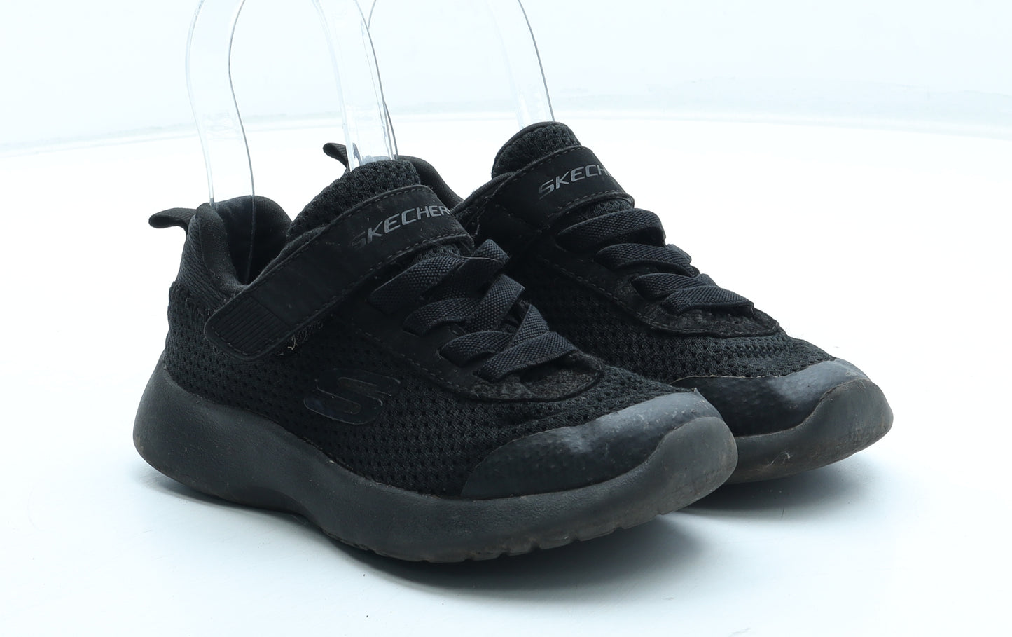 Skechers Boys Black Polyester Trainer UK 11.5 29